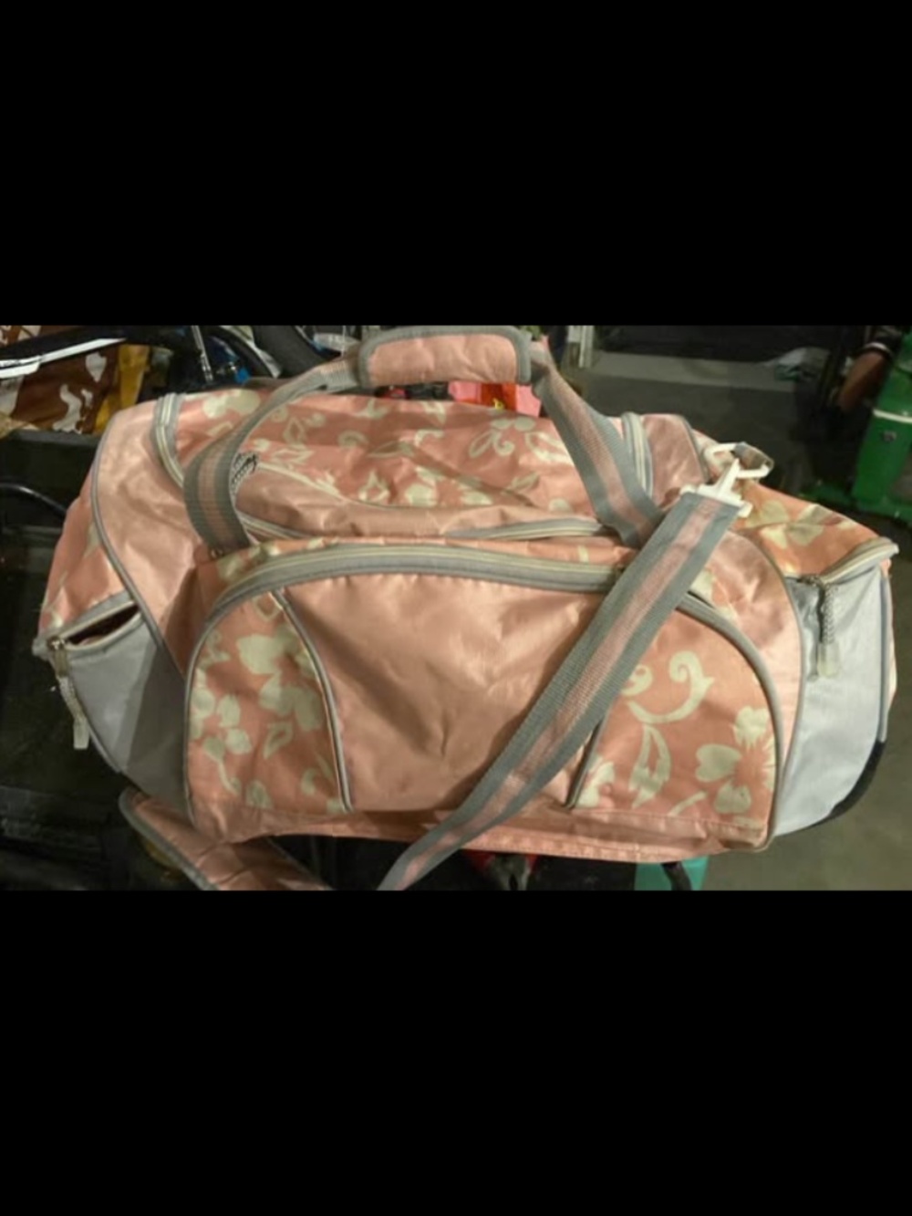 Pink Duffle bag
